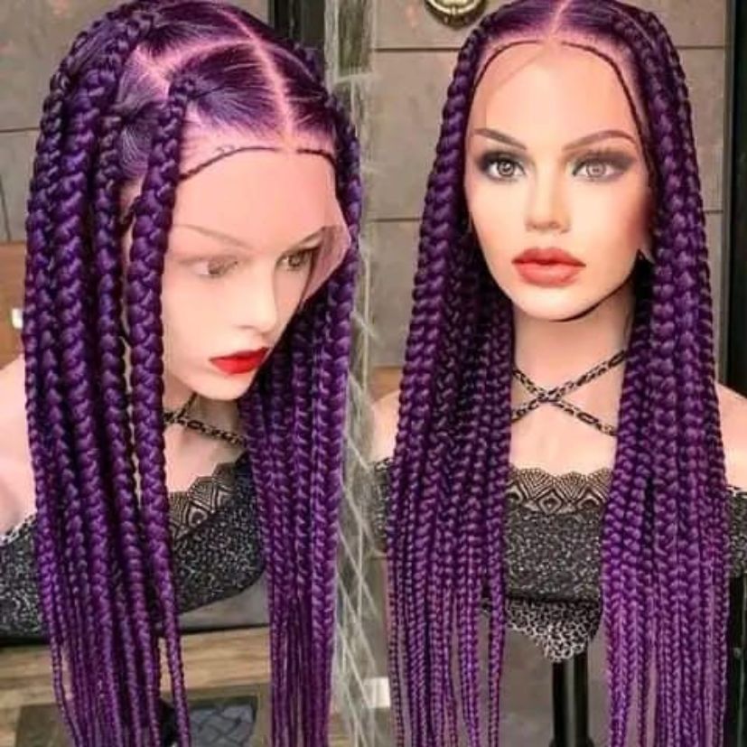 HANDMADE BRAIDED WIG - NO.B18 (1.1LBS) image 0